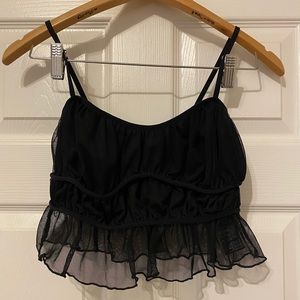 UO Going Out Crop Top: Size S